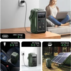 Joyroom Powerbanks|Powerbanks<Powerbank XXL - 75000mAh - Groen