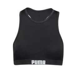 Puma Zwemkleding<Racerback Zwemtop - Dames - Bikinitop Zwart