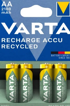 Varta Batterijen|Powerbanks<Recharge Recycled - AA baterijen