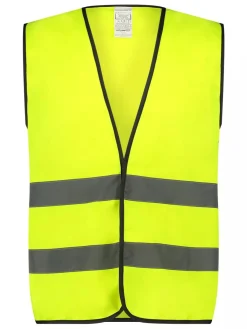Wegenwacht Denemarken|Kroatië<Reflectievest kids Fluor Geel