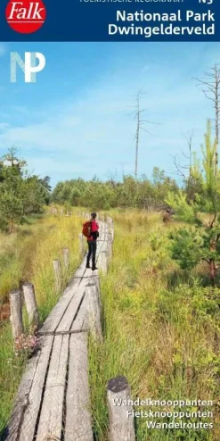 Falk Wandelkaarten|Wandelkaarten<Regiokaart Dwingelderveld