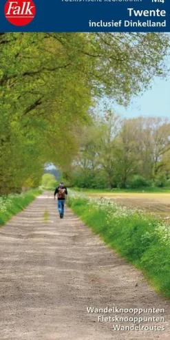 Falk Wandelkaarten|Wandelkaarten>Regiokaart Twente-Noord inclusief Dinkelland