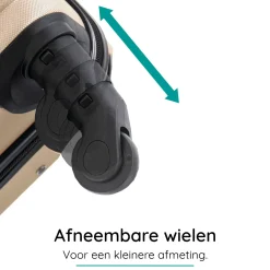 Blocktravel Koffers & Trolleys>Reiskoffer S ABS 39L met TSA-slot en 360° wielen