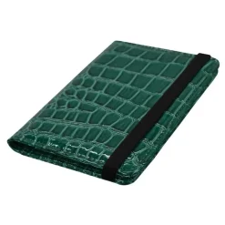 Dutch Shield Paspoorthoezen<RFID Medisch Paspoort Hoes - Anti Skim - Krokodil Groen - Zwart
