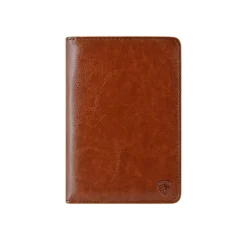 Dutch Shield Paspoorthoezen<RFID Medisch Paspoort Hoes - Anti Skim Bescherming Bruin