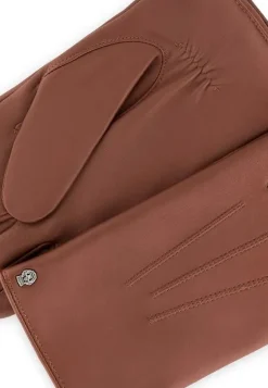 Roeckl Handschoenen<Riga - Heren handschoenen - Leer/Wol Cognac
