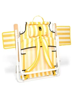 Human Nature Strandstoelen|Campingstoelen<Rimini - Strandstoel Geel-Wit