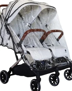 Deryan Kinderwagen & Buggy Accessoires<Rolo X2 Regenhoes dubbele buggy - Joovy Kooper x2