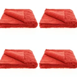 Hartley Auto Poetsen<Rood Soft Microvezeldoek 4 stuks