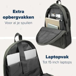 Trvlmore Wandelrugzakken|Rugzakken & Tassen<Rugtas – 28L – 15,6 Inch Groen