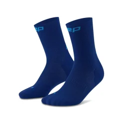 Cep Sokken|Wandelsokken<Run Mid-Cut Compressie Sokken - Heren Donker Blauw