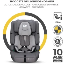 Kinderkraft Autostoelen<SafetyFix 2 - I-Size Autostoel Grijs
