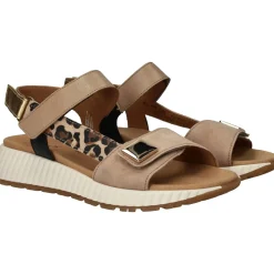 Gabor Sandalen & Slippers|Wandelsandalen<Sandalen Dames Taupe
