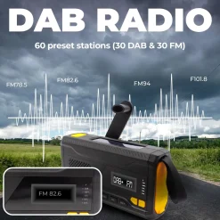 Denver Audio|Noodradio'S>SCD2033 DAB+/FM Noodradio incl. powerbank 2000mAh