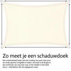 Buitenkado Schaduwdoeken<Schaduwdoek driehoek - 3.5x3.5x4.95m Antraciet