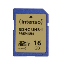 Intenso Geheugenkaarten<SDHC kaart UHS-I Premium - 16GB