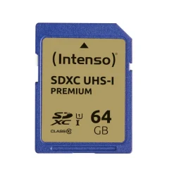 Intenso Geheugenkaarten<SDXC kaart UHS-I Premium - 64GB