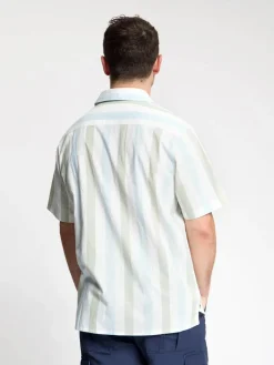 Human Nature Overhemden Met Korte Mouw<Seabrook - Overhemd heren Licht Denim