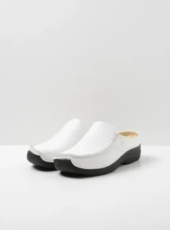 Wolky Casual Schoenen<Seamy Slide - Klompen dames Wit