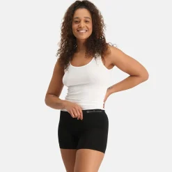DAMES Bamboo Basics Ondergoed>SELENA - Seamless Boxershorts 2-pack dames
