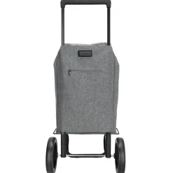Beagles Boodschappentrolley'S<Shop&Go - Boodschappenkar - Opvouwbaar - 40L Donker Grijs
