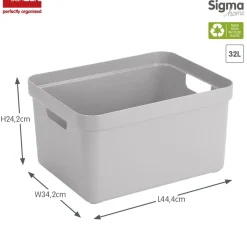 Sunware Opbergmanden En- Kratten<Sigma home - Opbergbox - 32L - 4-delig