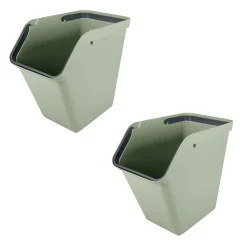 Sunware Prullenbakken En Manden<Sigma home sorteer unit 40L groen-2 dlg