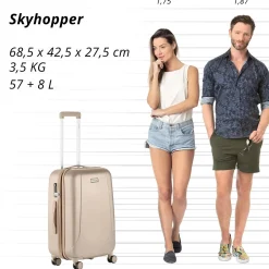 Carryon Koffers & Trolleys<Skyhopper 68cm koffer 65 L Champagne