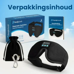 PurelyGoods Slaapmaskers<Slaapmasker Bluetooth - Zwart