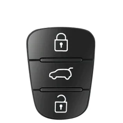 Xeod Autosleutelhoesjes>Sleutelbehuizing 3 knops geschikt voor Hyundai