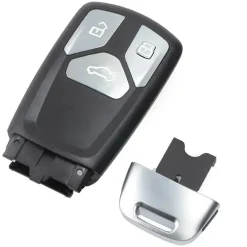 Xeod Autosleutelhoesjes>Sleutelbehuizing 3 knops geschikt voor Audi