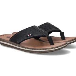 Rieker Pantoffels & Sloffen|Pantoffels & Sloffen<Slippers Heren Zwart