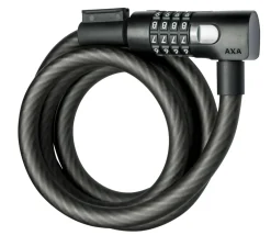 Axa Fietssloten<Slot kabelslot resolute 180/15 code Zwart