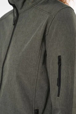 Kariban Zomerjassen|Softshell Jassen<softshell jas Vrouwen- Waterdicht 8000 mm Groen