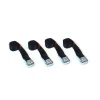 Tcp Spanbanden<Spanbanden 4x zwart 1 m – Trekkracht 250 kg