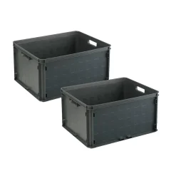 Sunware Opbergmanden En- Kratten>Square - Gesloten krat - 52L - 2-delig