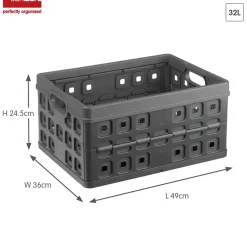 Sunware Opbergmanden En- Kratten>Square - Vouwkrat + koeltas - 32L