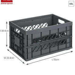 Sunware Opbergmanden En- Kratten>Square - Vouwkrat met koeltas - 45L