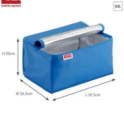 Sunware Opbergmanden En- Kratten>Square 24L koeltas 2 dlg - blauw