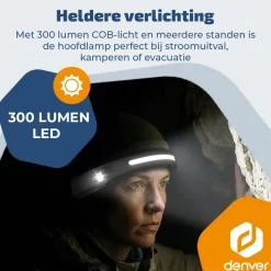 Denver Hoofdlampen|Hoofd- En Zaklampen>SSH50 LED Hoofdlamp