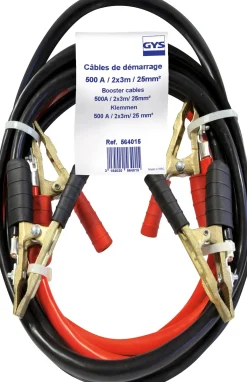 Gys Acculaders & Starthulpen<Startkabels 500A 3 ,0 25 mm²