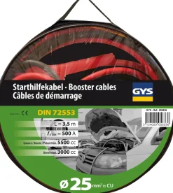 Gys Acculaders & Starthulpen<Startkabels 500A - Geïsoleerd - 3,5m