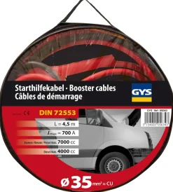 Gys Acculaders & Starthulpen<Startkabels 700A - Geïsoleerd - 4,5m