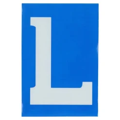 Carpoint Markeringsborden & -Signalen<Statische sticker 'L' voor lesvoertuigen 10x15cm