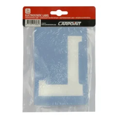 Carpoint Markeringsborden & -Signalen<Statische sticker 'L' voor lesvoertuigen 10x15cm