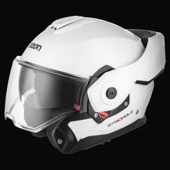 Beon Motorhelmen<Stradale Motorhelm met zonnevizier Wit