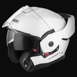 Beon Motorhelmen<Stradale Motorhelm met zonnevizier Wit
