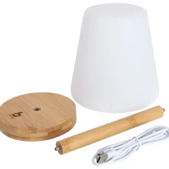 Bo-camp Tafellampen<Tafellamp Cambridge L bamboe