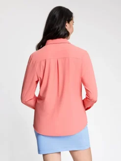 Human Nature Travelkleding|Blouses<Talence - Travelblouse dames Roze