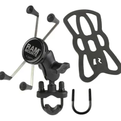 Ram Mount Fietstelefoonhouders|Fietstelefoonhouders>Telefoonhouder stuur kleine X-Grip korte arm